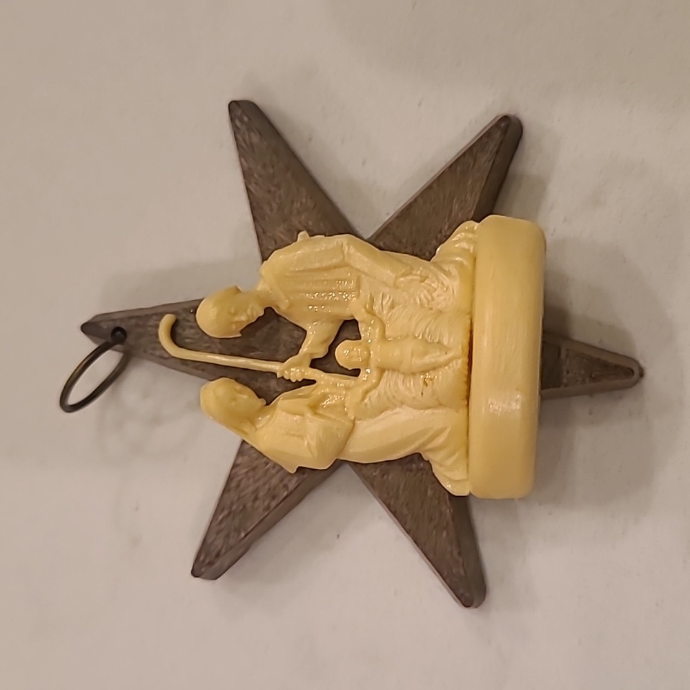 Vintage Made in Italy Star Ornament